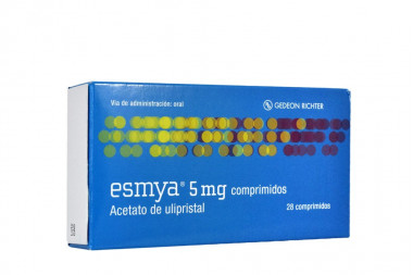 Esmya 5 mg Caja Con 28 Comprimidos
