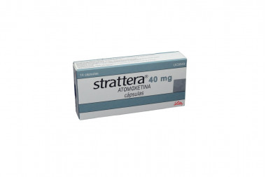 Strattera 40 mg Caja Con 14 Cápsulas