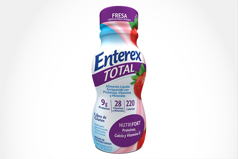 Enterex Total Frasco Con 237 mL – Sabor Fresa  