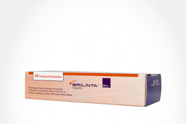 Brilinta 60 Mg Caja Con 30 Tabletas Recubiertas