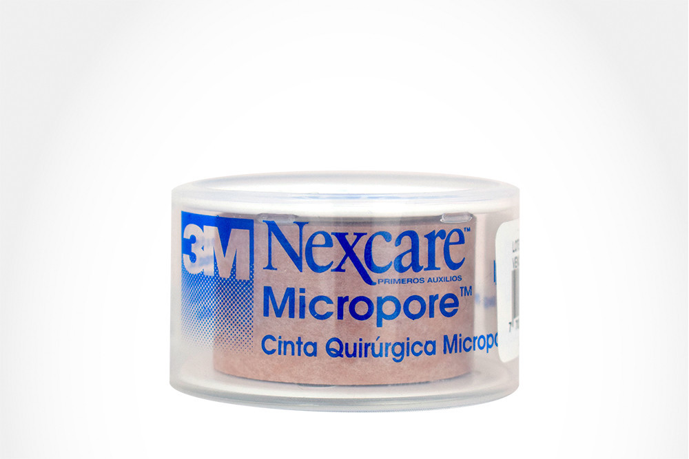 Nexcare Cinta Quirúrgica Micropore Empaque Con 1 Rollo Con 24 mm x 5 m