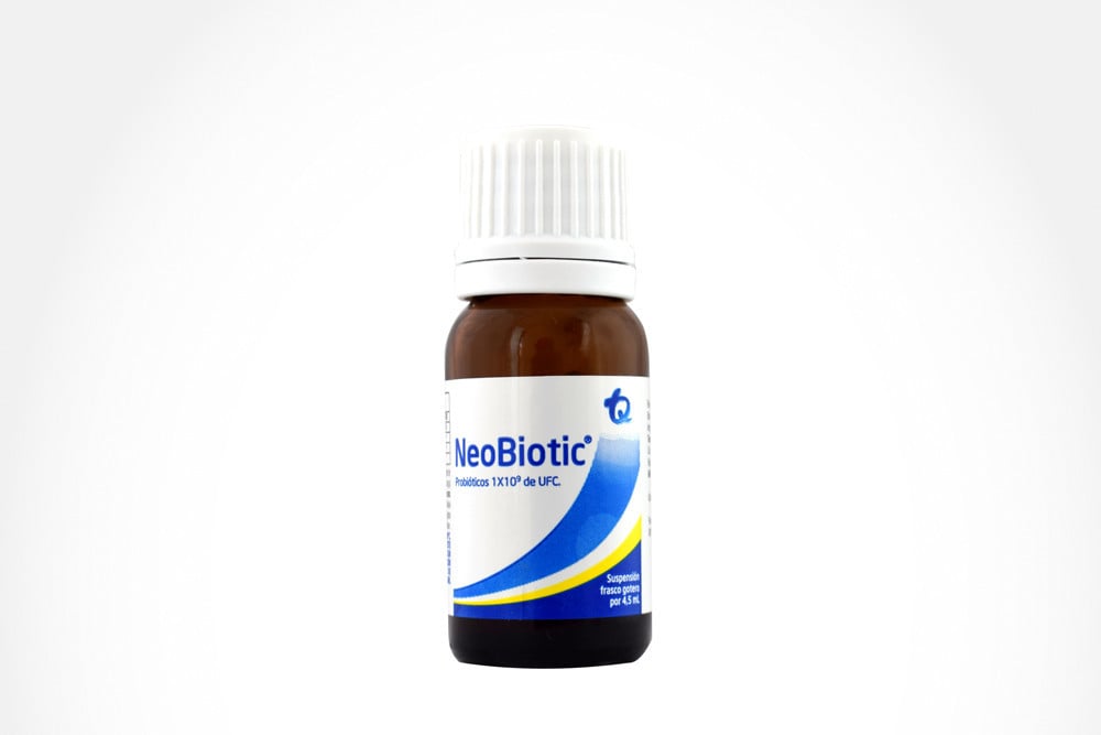 NEOBIOTIC SUS - ORAL PROBIOTICOS FRA 4 ML TECNOQUIMICAS S.A. Neobiotic Caja Con Frasco Con 4,5 Ml