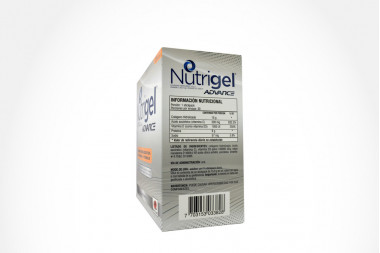 Nutrigel Advance Caja Con 30 Stick Pack Con 10.9 g C/U-Mandarina