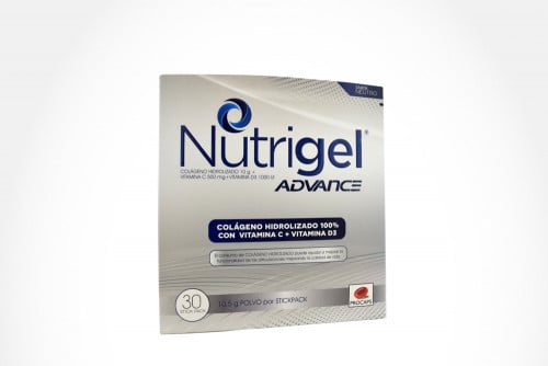 NUTRIGEL ADVANCE POL - ORAL NEUTRO COLAG HIDRO/VIT C-D3 CAJ 30 UN PROCAPS S A