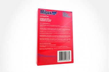 Milpax NF 500 / 267 / 160 mg Caja Con 12 Sobres Con 10 mL