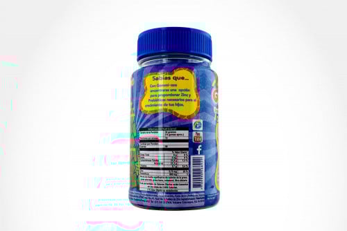 GOMAS DE GELATINA GOMMI-Z00 GOM - ORAL ZINC Y PREBIOTICOS FRA 100 UN PHYTOPHARMA FOODS SAS