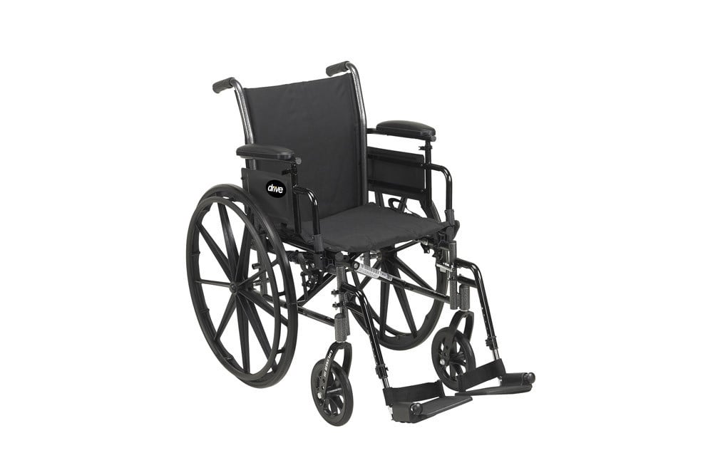 SILLA DE RUEDAS DRIVE Silla De Ruedas Manual Cruiser Iii 18” Con Reposa Piernas