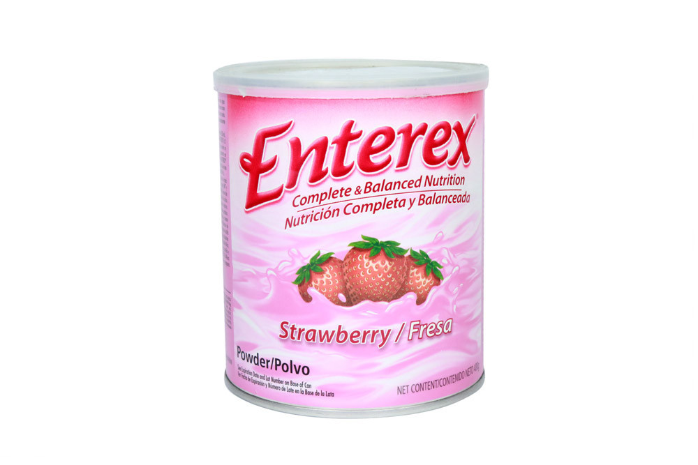 Enterex Tarro Con 400 g - Sabor A Fresa