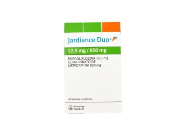 Jardiance Duo 12,5/850 mg Caja Con 60 Tabletas Recubiertas