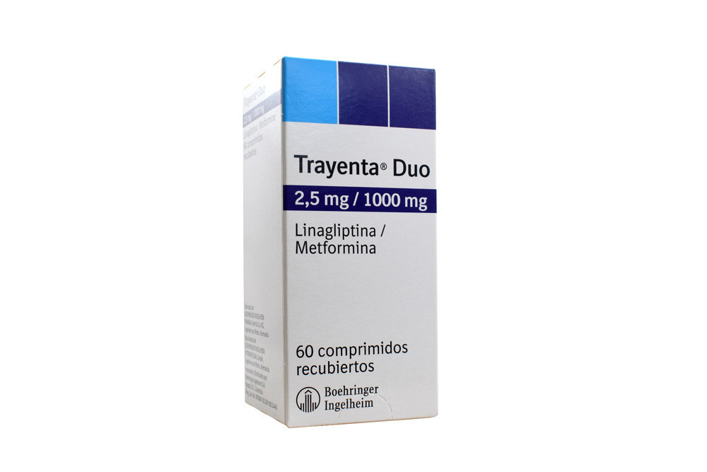 Trayenta Duo 2.5 / 1000 mg Caja Con 60 Comprimidos Recubiertos
