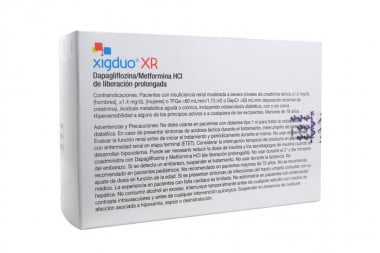 Xigduo Xr 10 / 1000 Mg 28 Tabletas Recubiertas De Liberación Prolongada
