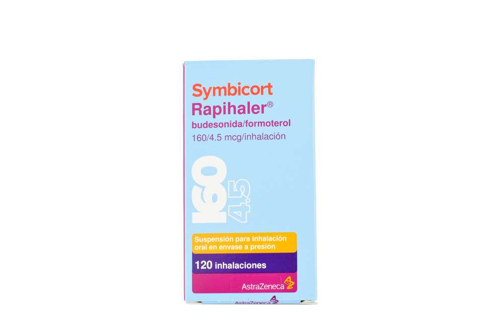 Symbicort Rapihaler 160/4.5 mcg Suspensión Caja Con 120 Inhalaciones