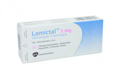 Lamictal 5 mg Caja Con 30...