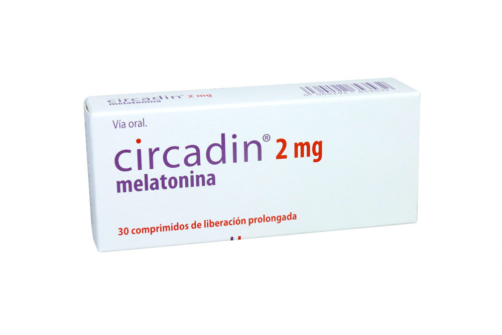 Circadin 2 Mg Caja Con 30 Comprimidos De Liberación  Prolongada.