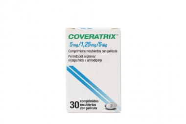 Coveratrix 5/1.25/5 mg Caja Con 30 Comprimidos Recubiertos Con Pelicula