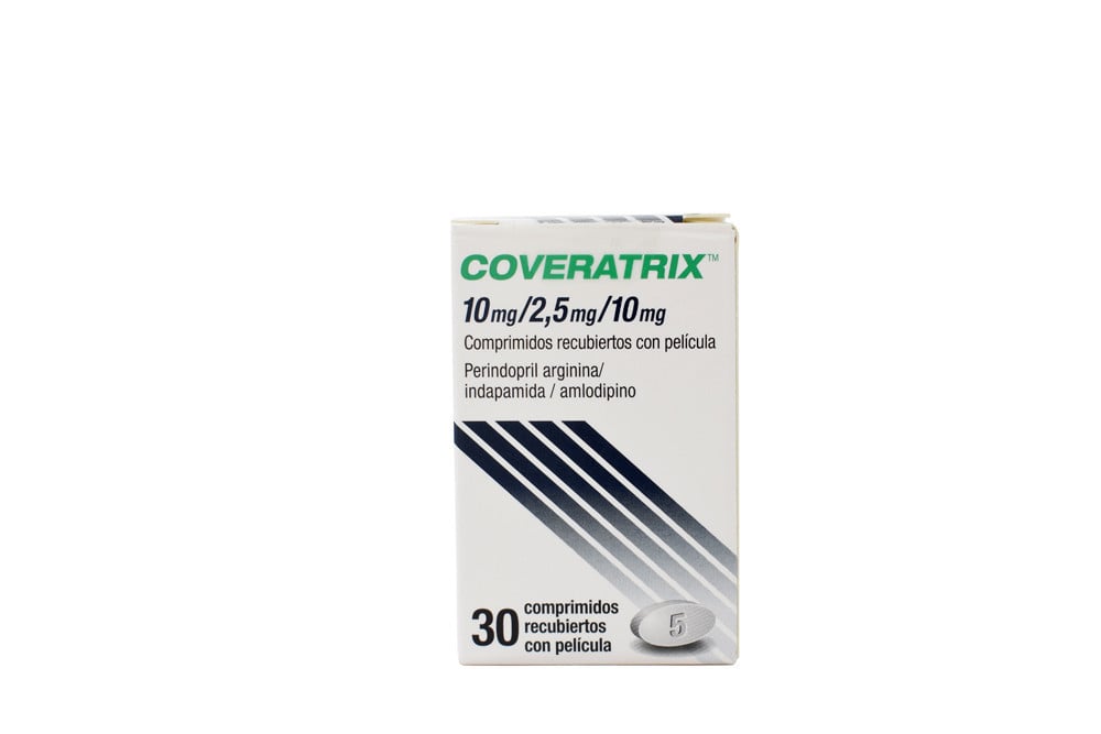 COVERATRIX TAB REC PEL 10-2,5-10 MG ORAL CAJ 30 UN LAB SERVIER DE COLOMBIA S.A.S. Coveratrix 10/2.5/10 Mg Caja x 30 Comprimidos Recubiertos Con Pelicula