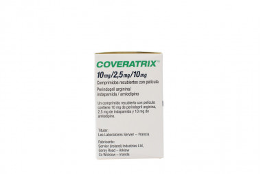 Coveratrix 10/2.5/10 mg Caja Con 30 Comprimidos Recubiertos Con Pelicula