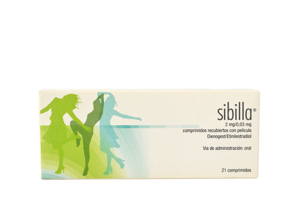 Sibilla 2 / 0,03 mg  Caja Con 21 Comprimidos Recubiertos Con Película