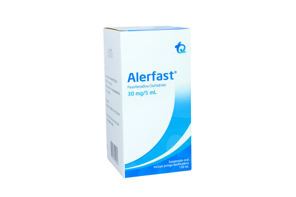 Alerfast Suspensión Oral 30 mg / 5 mL Caja Con Frasco Con 150 mL