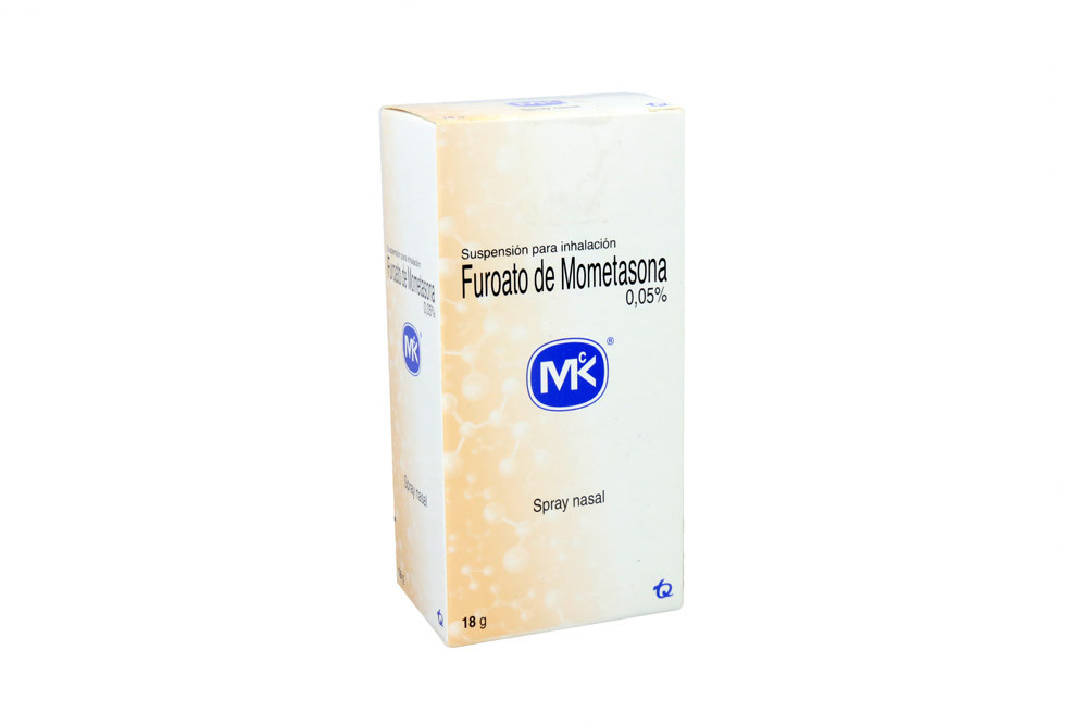 Furoato De Mometasona Spray 0.05% Caja Con Frasco Con 18 g