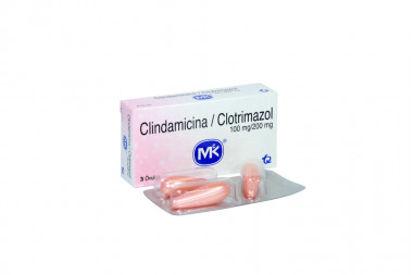 Clindamicina / Clotrimazol 100 / 200 mg Caja Con 3 Óvulos