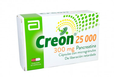 Creon 300 mg Caja Con 50 Cápsulas