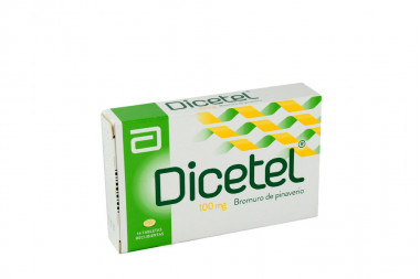 Dicetel 100 mg Caja Con 14 Tabletas Recubiertas