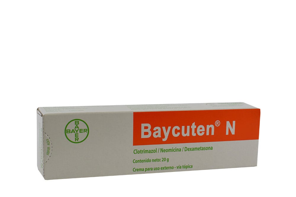 Baycuten N En Crema Caja Con Tubo Con 20 g Baycuten N En Crema Caja Con Tubo Con 20 G