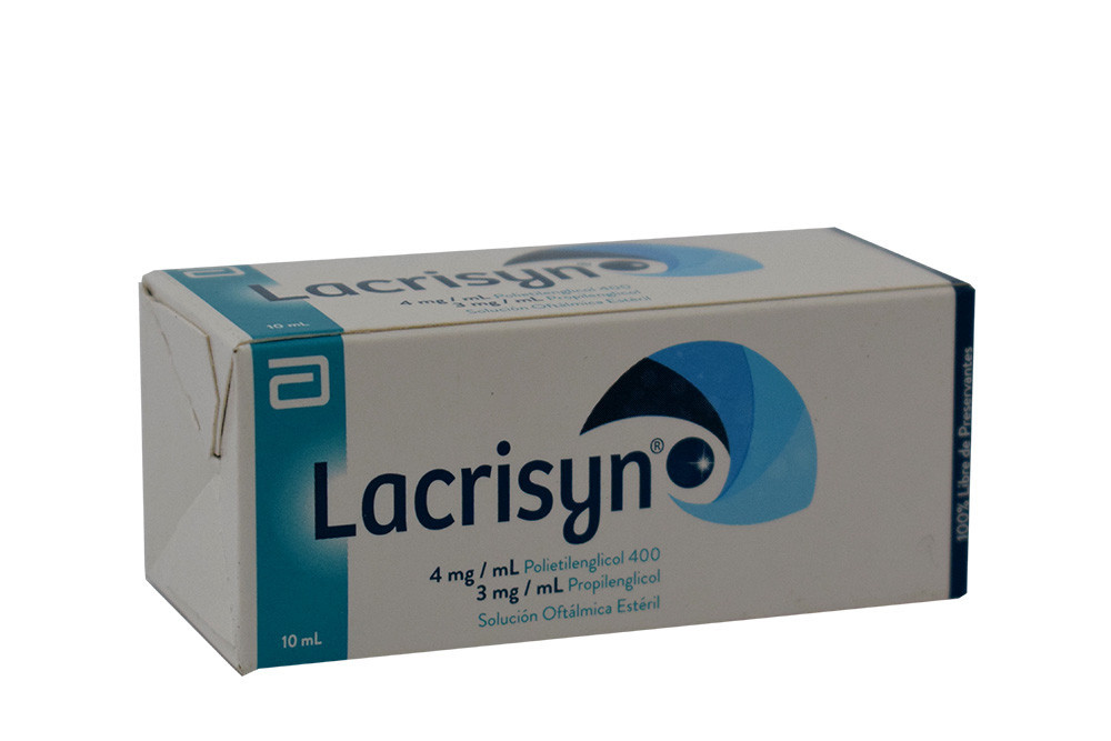 Lacrisyn Solución Oftálmica 4 / 3 mg Caja Con Frasco Con 10 mL