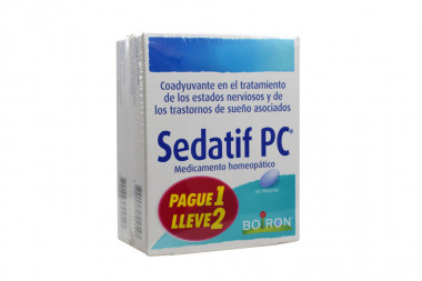 Sedatif PC Empaque Con 2 Cajas Con 40 Tabletas – Pague 1 Lleve 2