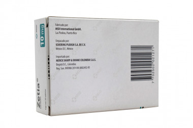 Zetia 10 mg Caja Con 30 Tabletas 