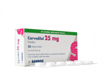 Carvedilol Sandoz 25 mg...