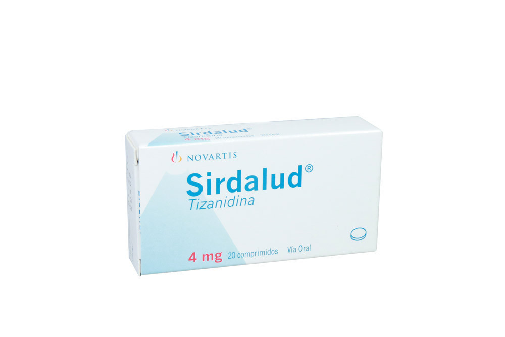 Sirdalud 4 mg Caja Con 20 Tabletas