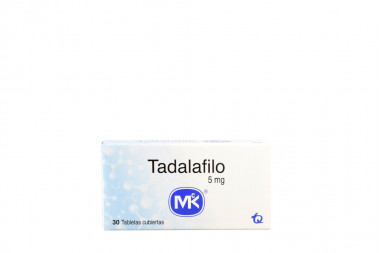 Tadalafilo 5 mg Caja Con 30 Tabletas Cubiertas