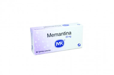 Memantina 20 Mg Caja Con 30 Tabletas 