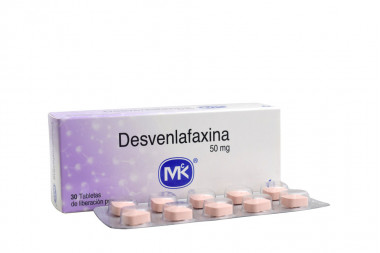 Desvenlafaxina 50 mg Caja Con 30 Tabletas De Liberación Prolongada