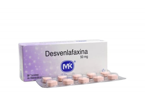 Desvenlafaxina 50 mg Caja Con 30 Tabletas De Liberación Prolongada