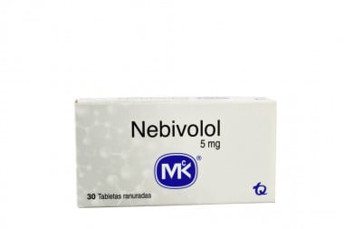 Nebivolol 5 mg Caja Con 30 Tabletas 
