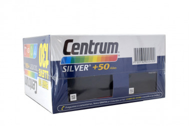 Centrum Silver 50+ Caja Pague 100 Lleve 130 Tabletas