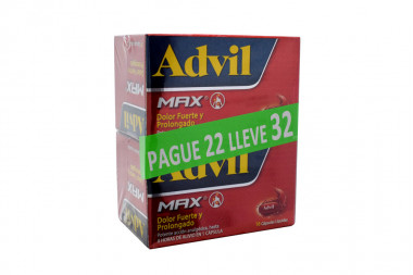 Advil Max 2 Cajas Con 22...