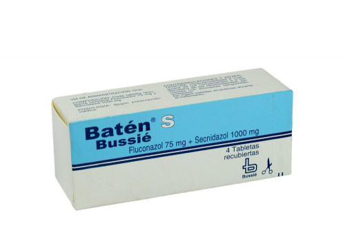 Batén S 75 / 1000 mg Caja Con 4 Tabletas Recubiertas