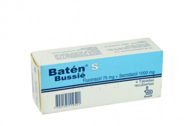 Batén S 75 / 1000 mg Caja Con 4 Tabletas Recubiertas