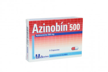 Azinobín 500 mg Caja Con 5 Cápsulas