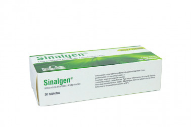 Sinalgen 5 mg/ 325 mg Caja Con 30 Tabletas 