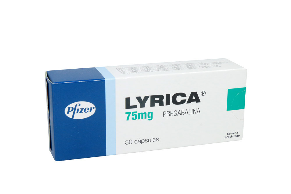 Lyrica 75 mg Caja Con 30 Cápsulas
