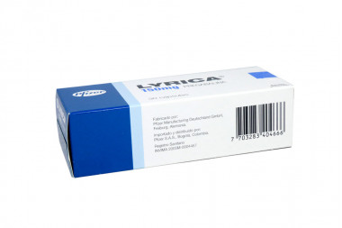 Lyrica 150 mg Caja Con 30 Cápsulas