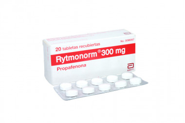 Rytmonorm 300 mg Caja Con 20 Tabletas Recubiertas