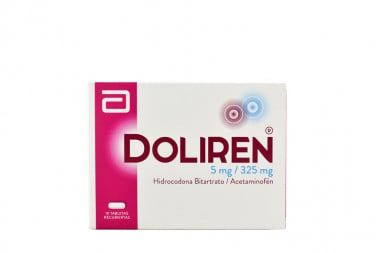 Doliren 5 / 325 mg Caja Con 10 Tabletas Recubiertas