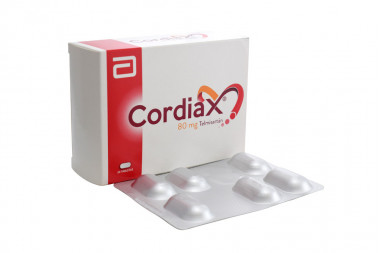 Cordiax 80 mg Caja Con 30 Tabletas 