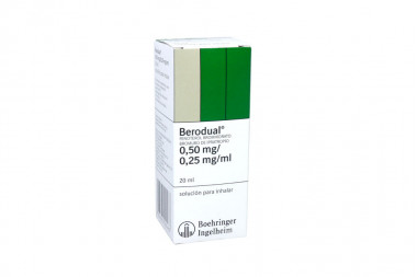 Berodual Solución Para Inhalar 0.50 / 0.25 mg Caja Con Frasco Con 20 mL